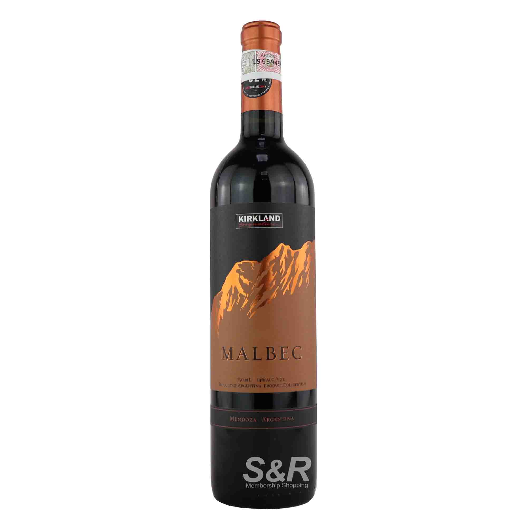 Kirkland Signature Malbec Red Wine 750mL Kirkland Signature Malbec Red Wine 750mL